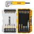 25-Piece Dewalt Maxfit Steel Screwdriving Bit Set with Right Angle Adapter @ $19.88