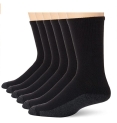 Hanes Men’s Max Cushion Crew Socks, 6-Pair Pack