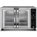 Gourmia Digital Air Fryer Toaster Oven with Single-Pull French Doors, 6 Slice, Stainless Steel @ $50.00