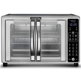 Gourmia Digital Air Fryer Toaster Oven with Single-Pull French Doors, 6 Slice, Stainless Steel @ $50.00