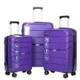 3-Piece Travelhouse Hardshell Lightweight Luggage Set with TSA Lock Spinner Wheels (20