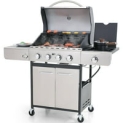Sophia & William Stainless Steel Portable 4-Burner Propane Gas Grill with Side Burner @ $284.99