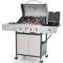 Sophia & William Stainless Steel Portable 4-Burner Propane Gas Grill with Side Burner @ $284.99