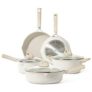 Carote Nonstick Pots and Pans Set, 8 Pcs Induction Kitchen Cookware Sets (Beige Granite) @ $67.99