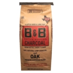 B&B Charcoal 20lb Oak Lump Charcoal
