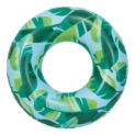 Bluescape Blue Tropical Inflatable Swim Tube Pool Float