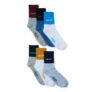 Levi’s Men’s Colorblocked Shorty Cut Socks, 6-Pack