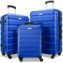 3-Piece Suitour Hard Shell Luggage Sets with Spinner Wheels (20