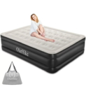 OlarHike US 18 inch Queen Size Air Mattress with Built-in Pump