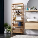 Homfa 6 Tier Bamboo Storage Shelf (Nature Finish) @ $75.99