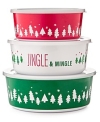 Printed 3-Pc. Nesting Container & Lid Set, Created for Macy’s @ $15.99