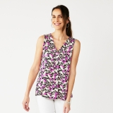Women’s Croft & Barrow® Pleated Tank