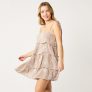 Juniors’ Speechless Tiered Shift Dress