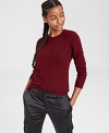 Women’s 100% Cashmere Crewneck Sweater, Regular & Petite, Created for Macy’s @ $39.99