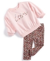 Baby Girls Love Shirt and Leggings, 2 Piece Set, Created for Macy’s @ $12.00