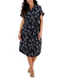 Women’s Floral-Print Woven Shirtdress