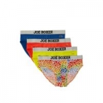 4 Pack Joe Boxer Mens Rainbow Smiley Boxer Briefs @ $19.00