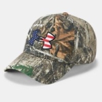 Under Armour Mens UA Camo Big Flag Logo Cap @ $10.48