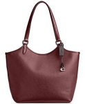 Metallic Pebble Leather Medium Day Tote @ $177.00