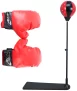 BalanceFrom Punching Bag with Base for Kids 3-10 Easy to Assemble with Boxing Gloves