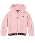 Big Girls Sherpa Zip-Up Hooded Sweatshirt @ $19.99