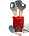 CLOSEOUT! 5-Pc. Kitchen Utensil Set & Crock, Created for Macy’s