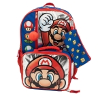 Super Mario Bros. 5 Piece Backpack & Lunch Box Set
