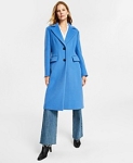 Women’s Single-Breasted Wool Blend Coat, Created for Macy’s @ $127.99