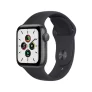 Apple Watch SE (1st Gen) GPS, 40mm Space Gray Aluminum Case with Midnight Sport Band – Regular