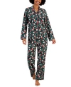 Printed Cotton Flannel Packaged Pajama Set, Created for Macy’s @ $19.99