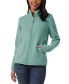 Women’s Fleece Zippered Mock-Neck Sweatshirt @ $24.00