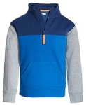 Little Boys Colorblocked Quarter-Zip Sweatshirt, Created for Macy’s @ $20.40
