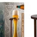 Hammer Axe Half Yard Ale Glass