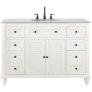 Home Decorators Collection Hamilton Shutter 49-1/2 in. W x 22 in. D Bath Vanity in Ivory with Grey Granite Top @ $425.80