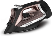 Rowenta Access Stainless Steel Soleplate Steam Iron with Retractable Cord 350 Microsteam Holes, Cotton, Wool, Poly, Silk @ $44.03