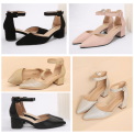 AMOJI WOMEN’S BLOCK HEELS