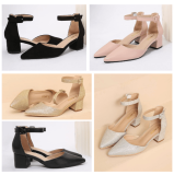 AMOJI WOMEN’S BLOCK HEELS