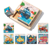 JOCY Wooden Puzzle Set @ $5