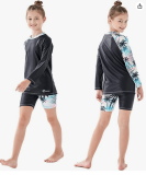 Xniron girls’ rashguard set @ $9.43