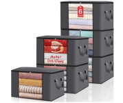 BlissTotes set of 6 cloth storage bags @ $11.59