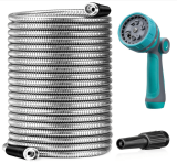 LOOHUU Metal Garden Hose (25-100FT) @ $22+