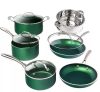Granitestone Diamond Classic Emerald 10-pc. Nonstick Cookware Set@$79.99