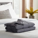 Lucid Comfort Collection Gray Weighted Blanket @ $19.99