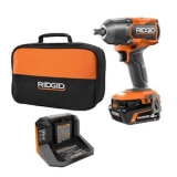 RIDGID 18V Brushless Cordless 1/2 in. Impact Wrench Kit with 4.0 Ah Battery and Charger @ $149.00
