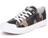 JENN ARDOR Women’s Canvas Shoes Casual Sneakers Low Top Lace Up Fashion Comfortable Walking Flats