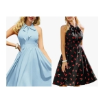 BELLE POQUE WOMEN’S HALTER NECK DRESSES @ $10.99
