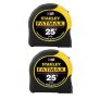 2-Pack Stanley FATMAX 25 ft. x 1-1/4 in. Tape Measure (33-725Y2PK) @ $24.88