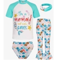 Grace Karin Girls 3-piece Rash Guard Set @ $14.99