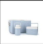 Coleman Chiller 48QT, 5QT, 1/3-Gallon Jug Cooler Set, Fog Gray