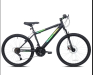 Kent 24″ Northpoint Boy’s Mountain Bike, Black/Green
